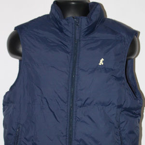 Disney Mickey Mouse Puffer Vest Med Embroidered